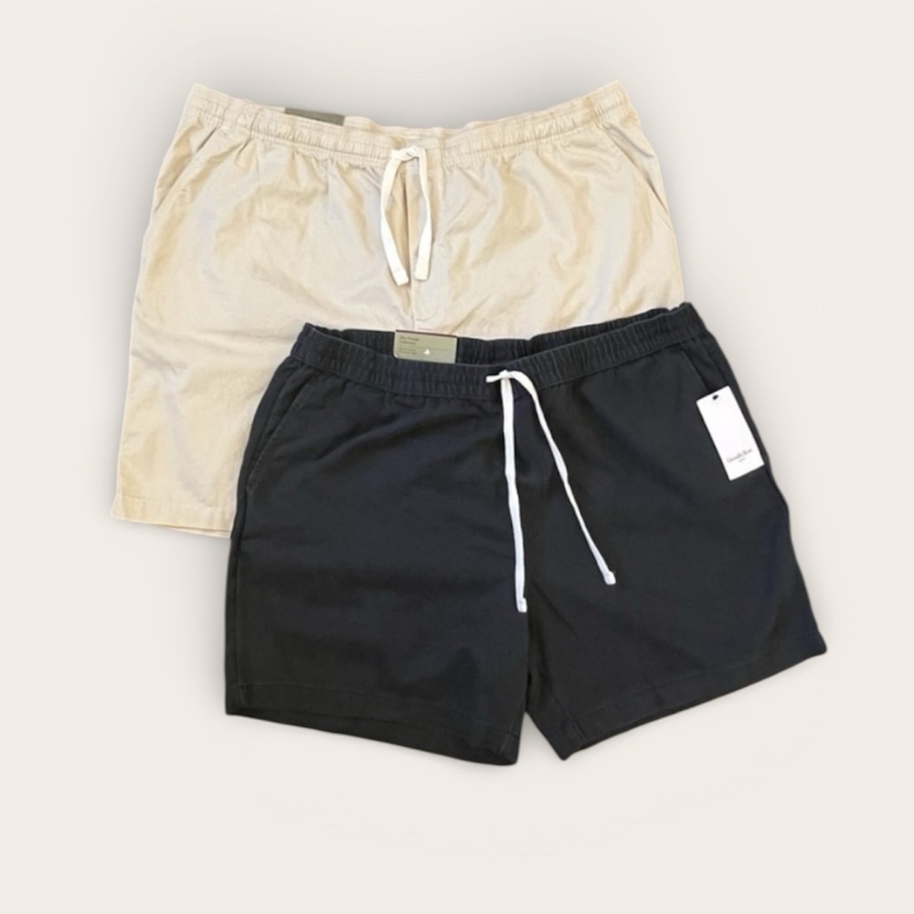 Goodfellow Men's‎ Shorts Set of 2 Size XXL Elastic Waist Pull Bundle NWT summer
